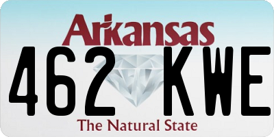 AR license plate 462KWE