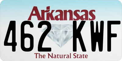 AR license plate 462KWF