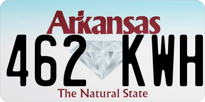 AR license plate 462KWH