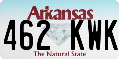 AR license plate 462KWK
