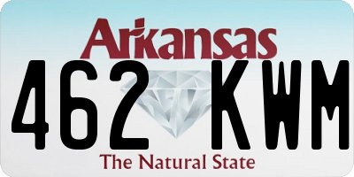 AR license plate 462KWM
