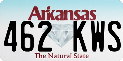 AR license plate 462KWS