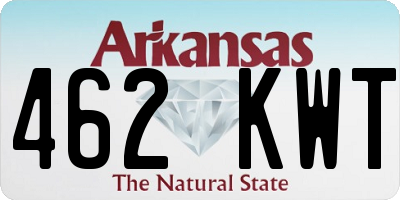 AR license plate 462KWT