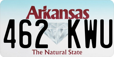AR license plate 462KWU