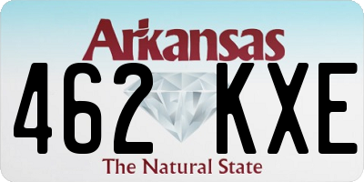 AR license plate 462KXE