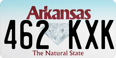 AR license plate 462KXK