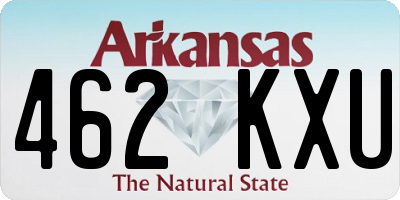 AR license plate 462KXU