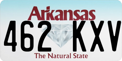 AR license plate 462KXV
