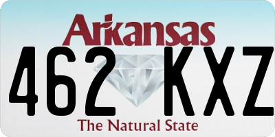AR license plate 462KXZ