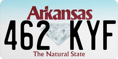 AR license plate 462KYF