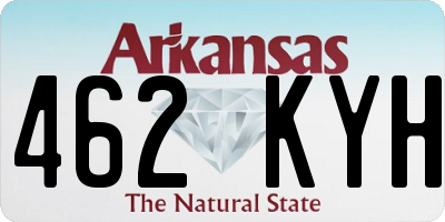AR license plate 462KYH