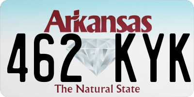 AR license plate 462KYK
