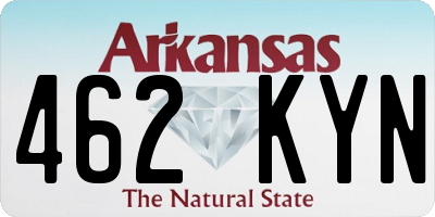 AR license plate 462KYN