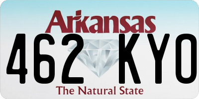 AR license plate 462KYO
