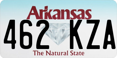 AR license plate 462KZA