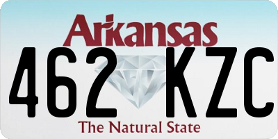 AR license plate 462KZC