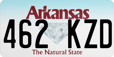 AR license plate 462KZD