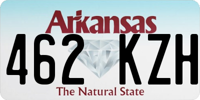 AR license plate 462KZH