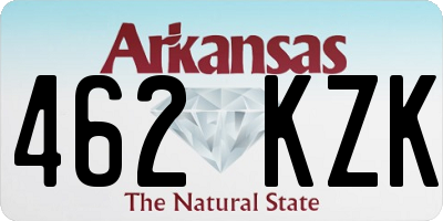 AR license plate 462KZK
