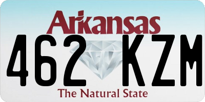 AR license plate 462KZM
