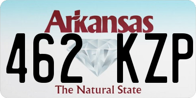 AR license plate 462KZP