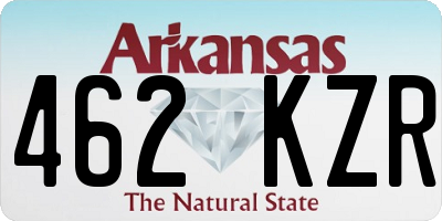AR license plate 462KZR