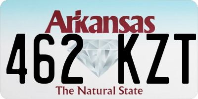 AR license plate 462KZT