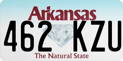 AR license plate 462KZU