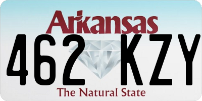 AR license plate 462KZY