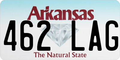 AR license plate 462LAG