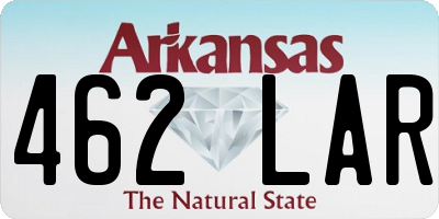 AR license plate 462LAR