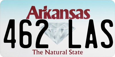 AR license plate 462LAS