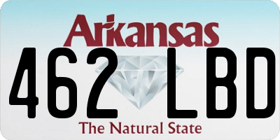 AR license plate 462LBD