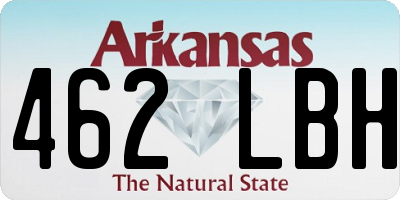 AR license plate 462LBH