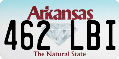 AR license plate 462LBI