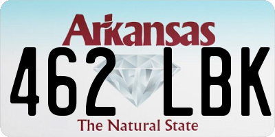 AR license plate 462LBK