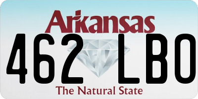 AR license plate 462LBO