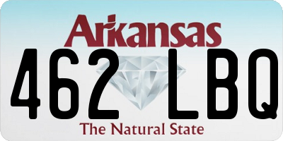 AR license plate 462LBQ