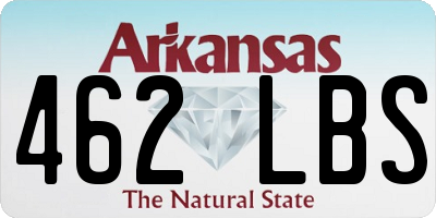 AR license plate 462LBS