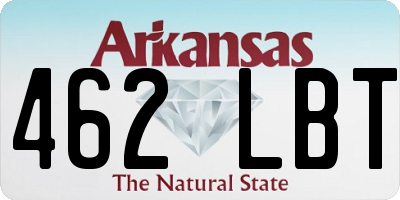 AR license plate 462LBT