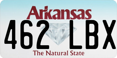 AR license plate 462LBX