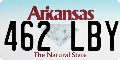 AR license plate 462LBY