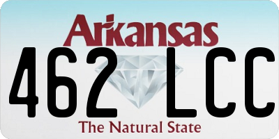 AR license plate 462LCC