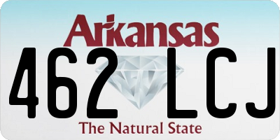 AR license plate 462LCJ