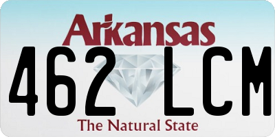 AR license plate 462LCM