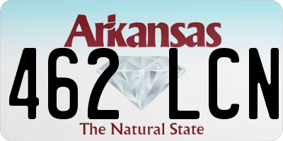 AR license plate 462LCN