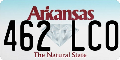 AR license plate 462LCO