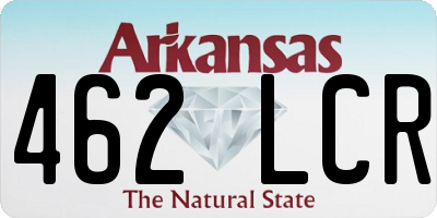 AR license plate 462LCR