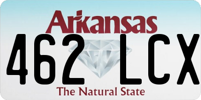 AR license plate 462LCX