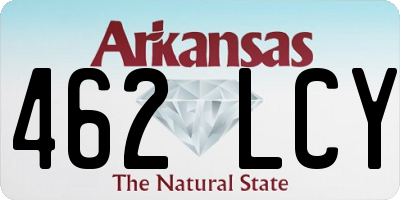 AR license plate 462LCY